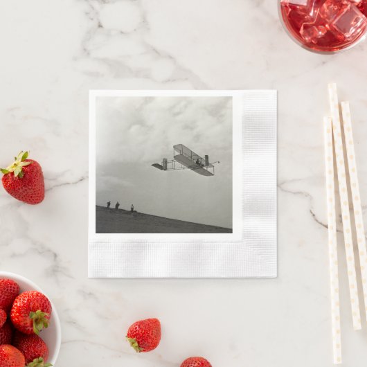 Glider Test Flight Aviation Wright Brothers Serviette (Beispiel)