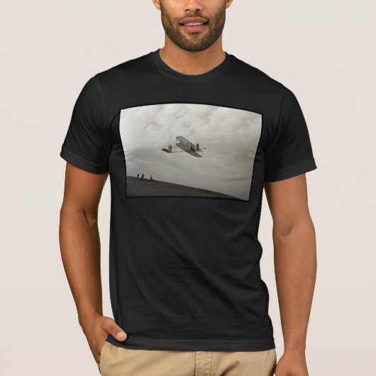 Glider Test Flight Aviation Wright Brothers T-Shirt (Vorderseite)