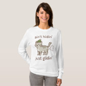 Glidin' Cat in Cozy Beanie T-Shirt (Vorne ganz)