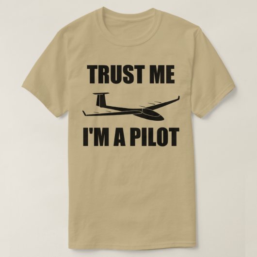 Gliding Glider Pilot in die Höhe der Thermik Pilot T-Shirt (Design vorne)