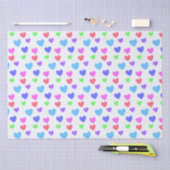 Gliding Hearts - Verschiedene Pastellfarben Seidenpapier (Handwerk)