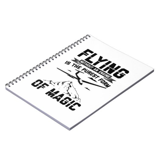 Gliding Pilot | Glider Hobby Sailplane Geschenk Id Notizblock (Linke Seite)