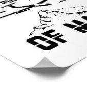 Gliding Pilot | Glider Hobby Sailplane Geschenk Id Poster (Ecke)