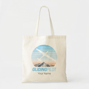 Gliding Pilot Vintag Aviator Sonnenflugzeug Tragetasche