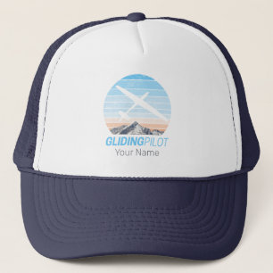 Gliding Pilot Vintag Aviator Sonnenflugzeug Truckerkappe