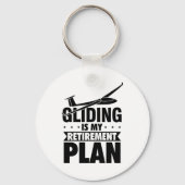 Gliding Slogan | Gliding Thermal Geschenke Schlüsselanhänger (Vorderseite)