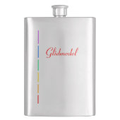 Glidmedel Flachmann (Vorderseite)