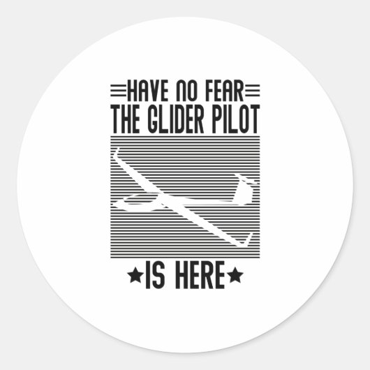 Gliedfahrer | Gliding Glide Thermals Hobby Geschen Runder Aufkleber (Vorderseite)