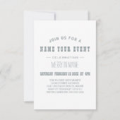 Gliedmaße Einladung (Rückseite)