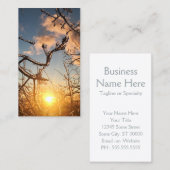 Gliedmaße Visitenkarte (Vorne/Hinten)