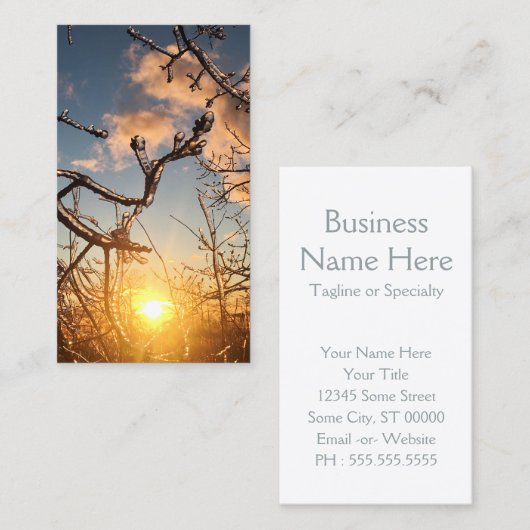 Gliedmaße Visitenkarte (Vorne/Hinten)