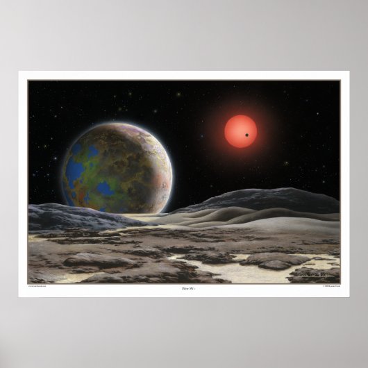 Gliese 581 c Print Poster (Vorne)