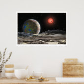 Gliese 581 c Print Poster (Küche)