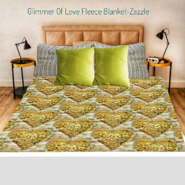 Glimmer der Liebe Fleecedecke