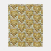 Glimmer der Liebe Fleecedecke (Vorderseite)