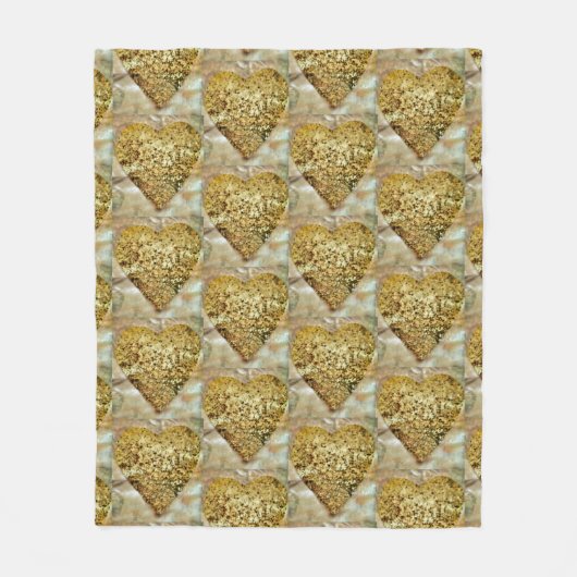 Glimmer der Liebe Fleecedecke (Vorderseite)