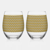 Glimmer der Liebe Weinglas Ohne Stiel (Vorderseite)