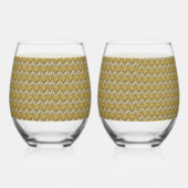 Glimmer der Liebe Weinglas Ohne Stiel (Links)