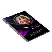 Glimmer Dust Custom Pageant Probe Notebook Notizblock (Rechte Seite)