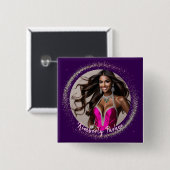 Glimmer-Dust-Pageant-Button Button (Vorne & Hinten)