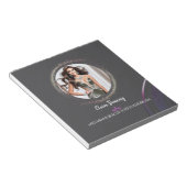Glimmer Dust Titleholder Photo Notepad Notizblock (angewinkelt)