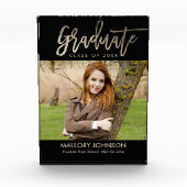 Glimmer-EDITABLE-Abschluss-Block Fotoblock (Vorderseite)