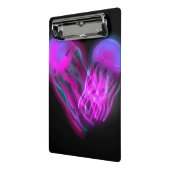 Glimmer Quallen Lila Mini Klemmbrett (Gewinkelt2)