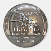 Glimmer speichern Sie das Datumsfenster Magnet (Vorne)