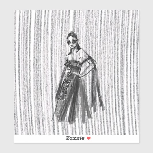 Glimmer Tech-Couture. Aufkleber (Blatt)