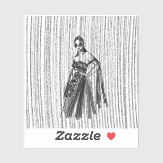 Glimmer Tech-Couture. Aufkleber (Blatt)