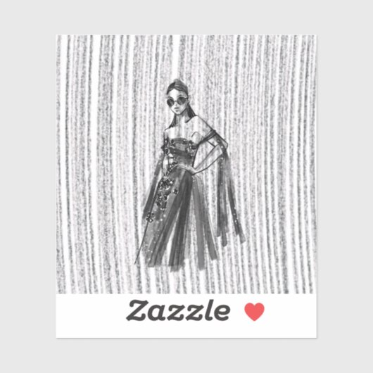 Glimmer Tech-Couture. Aufkleber (Blatt)