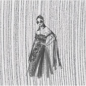 Glimmer Tech-Couture. Aufkleber (Vorderseite)