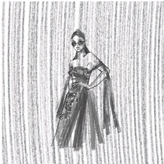 Glimmer Tech-Couture. Aufkleber (Vorderseite)