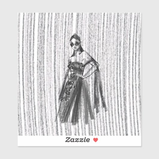 Glimmer Tech-Couture. Aufkleber (Blatt)