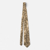 Glimmering Gold Disco Sequel Sparkle Neck Tie Krawatte (Rückseite)