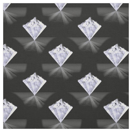 Glimmering Midnight Diamonds Stoff (Muster)