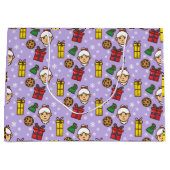 Glimmernde Freude Große Geschenktüte (Vorderseite)