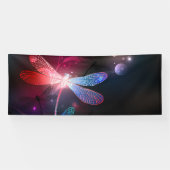Glimmerne Rote Libelle Banner (Horizontal)