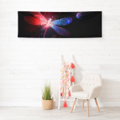 Glimmerne Rote Libelle Banner (Insitu)