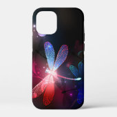 Glimmerne Rote Libelle Case-Mate iPhone Hülle (Rückseite)