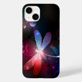 Glimmerne Rote Libelle Case-Mate iPhone Hülle (Rückseite)
