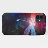 Glimmerne Rote Libelle Case-Mate iPhone Hülle (Rückseite (Horizontal))