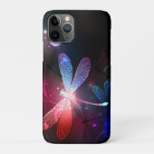 Glimmerne Rote Libelle Case-Mate iPhone Hülle (Rückseite)