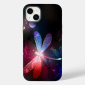 Glimmerne Rote Libelle Case-Mate iPhone Hülle (Rückseite)