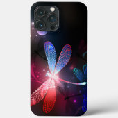 Glimmerne Rote Libelle Case-Mate iPhone Hülle (Rückseite)