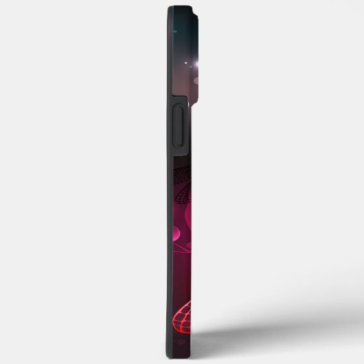 Glimmerne Rote Libelle Case-Mate iPhone Hülle (Rückseite / Rechts)