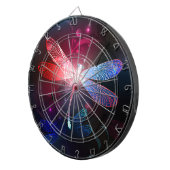 Glimmerne Rote Libelle Dartscheibe (Vorderseite rechts)