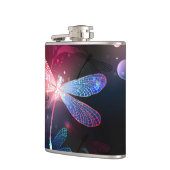 Glimmerne Rote Libelle Flachmann (Links)