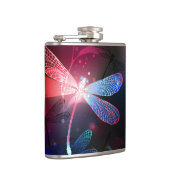 Glimmerne Rote Libelle Flachmann (Rechts)