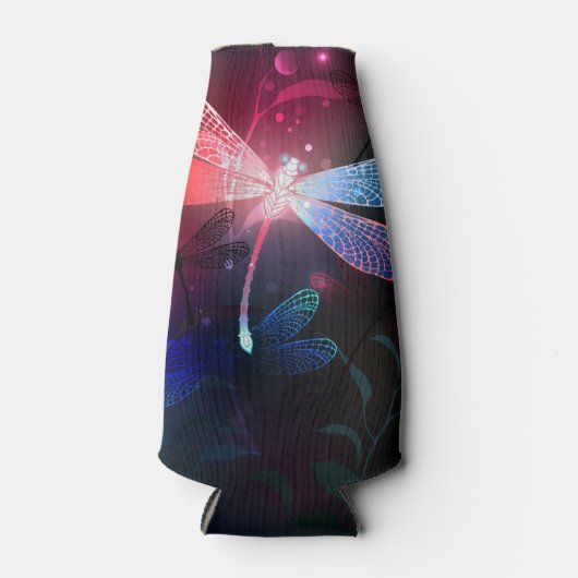 Glimmerne Rote Libelle Flaschenkühler (Vorderseite)